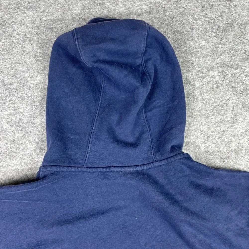 Nike Hoodie Mens XXL Navy Blue Full Zip Fleece Club Jacket Sweatshirt BV2645-410